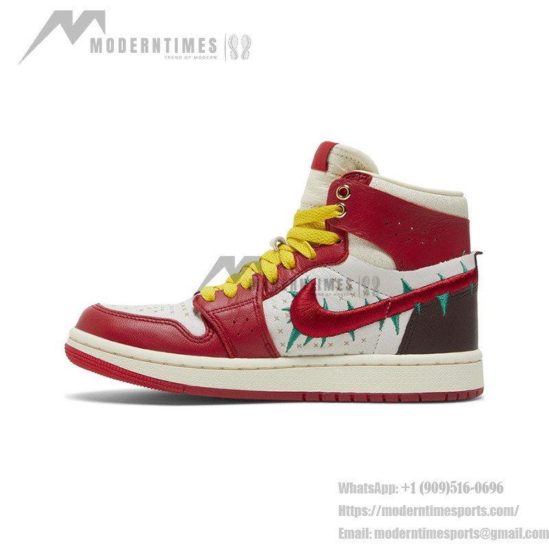 Teyana Taylor Air Jordan 1 High Zoom Comfort 2 FJ0604-601 Teyana Taylor x Wmns Air Jordan 1 High Zoom Comfort 2 "A Rose From Harlem" Sneaker