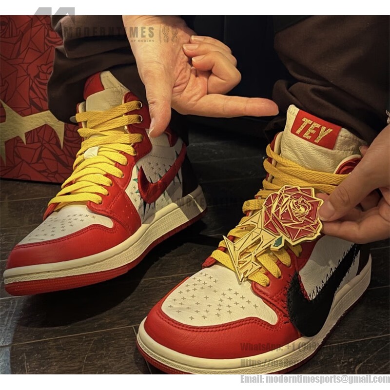 Teyana Taylor Air Jordan 1 High Zoom Comfort 2 FJ0604-601 Teyana Taylor x Wmns Air Jordan 1 High Zoom Comfort 2 "A Rose From Harlem" Sneaker