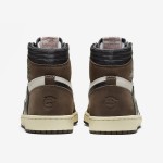 Travis Scott x Air Jordan 1 High OG NRG CD4487-100 Limited Edition Travis Scott x Air Jordan 1 High OG NRG CD4487-100 Reverse Swoosh Brown Limited Edition Sneaker