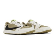 Travis Scott x Air Jordan 1 Low Golf “Olive” FZ3124-200 | Perfect Fusion of Golf Performance and Fashion