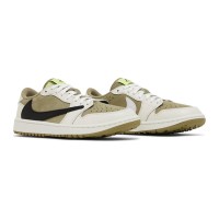 Travis Scott x Air Jordan 1 Low Golf “Olive” FZ3124-200 | Perfect Fusion of Golf Performance and Fashion