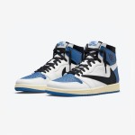 Travis Scott x Fragment Design x Air Jordan 1 High OG Collab DH3227-105 Travis Scott x Fragment Design x Air Jordan 1 High OG Blue White Black DH3227-105