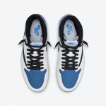 Travis Scott x Fragment Design x Air Jordan 1 High OG Collab DH3227-105 Travis Scott x Fragment Design x Air Jordan 1 High OG Blue White Black DH3227-105