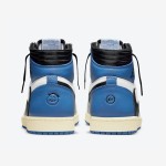 Travis Scott x Fragment Design x Air Jordan 1 High OG Collab DH3227-105 Travis Scott x Fragment Design x Air Jordan 1 High OG Blue White Black DH3227-105