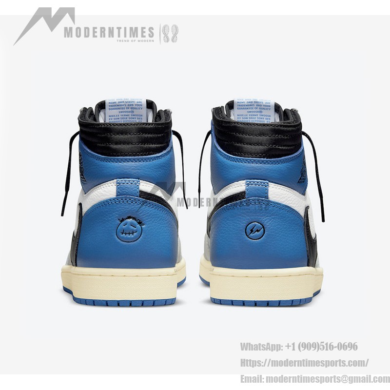 Travis Scott x Fragment Design x Air Jordan 1 High OG Collab DH3227-105 Travis Scott x Fragment Design x Air Jordan 1 High OG Blue White Black DH3227-105