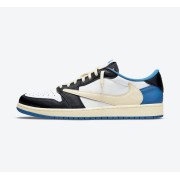 独占発売：Travis Scott x Fragment x Air Jordan 1 Low OG DM7866-140 - トリプルコラボ限定版スニーカー