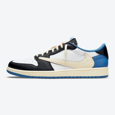 独占発売：Travis Scott x Fragment x Air Jordan 1 Low OG DM7866-140 - トリプルコラボ限定版スニーカー