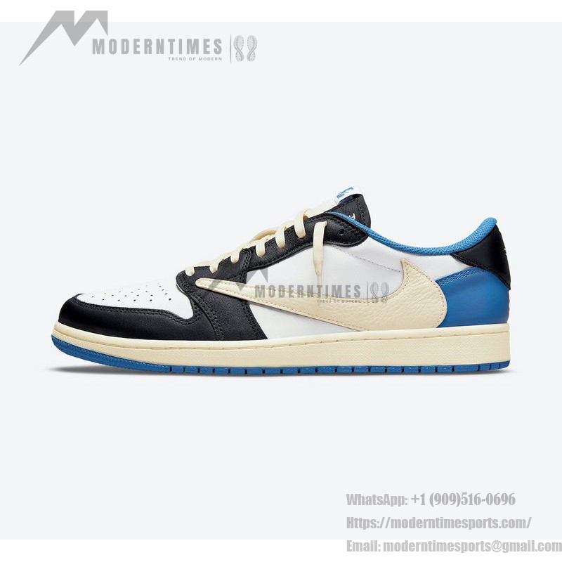 限定版 Travis Scott x Fragment x Air Jordan 1 Low OG スニーカー Travis Scott x Fragment x Air Jordan 1 Low OG DM7866-140 トリプルコラボスニーカー