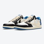 限定版 Travis Scott x Fragment x Air Jordan 1 Low OG スニーカー Travis Scott x Fragment x Air Jordan 1 Low OG DM7866-140 トリプルコラボスニーカー