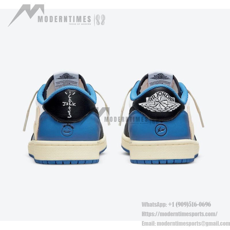 限定版 Travis Scott x Fragment x Air Jordan 1 Low OG スニーカー Travis Scott x Fragment x Air Jordan 1 Low OG DM7866-140 トリプルコラボスニーカー