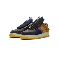 Travis Scott x Nike Air Force 1 Low 'Cactus Jack' CN2405-900 - ワークウェア風パッチワークコラボスニーカー