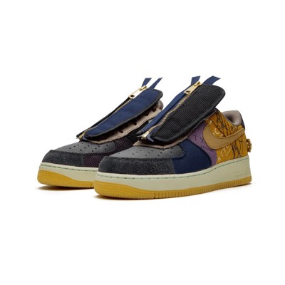 Travis Scott x Nike Air Force 1 Low 'Cactus Jack' CN2405-900 - ワークウェア風パッチワークコラボスニーカー