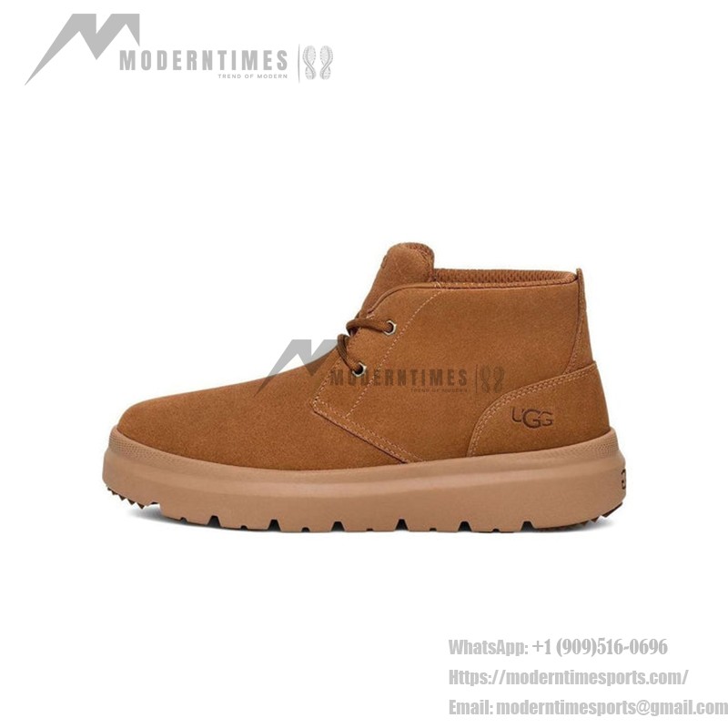 UGG メンズ バーレイ チャッカ ブーツ チェスナット 1151773 UGG メンズ バーレイ チャッカ ブーツ チェスナット 1151773 - スタイリッシュなスエードアンクルブーツ