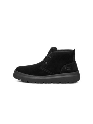 UGG バーレイ チャッカ トレーナー ブラック 1151773: 軽量EVAソール付きのスタイリッシュなスエードチャッカブーツ