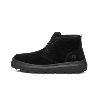 UGG バーレイ チャッカ トレーナー ブラック 1151773: 軽量EVAソール付きのスタイリッシュなスエードチャッカブーツ