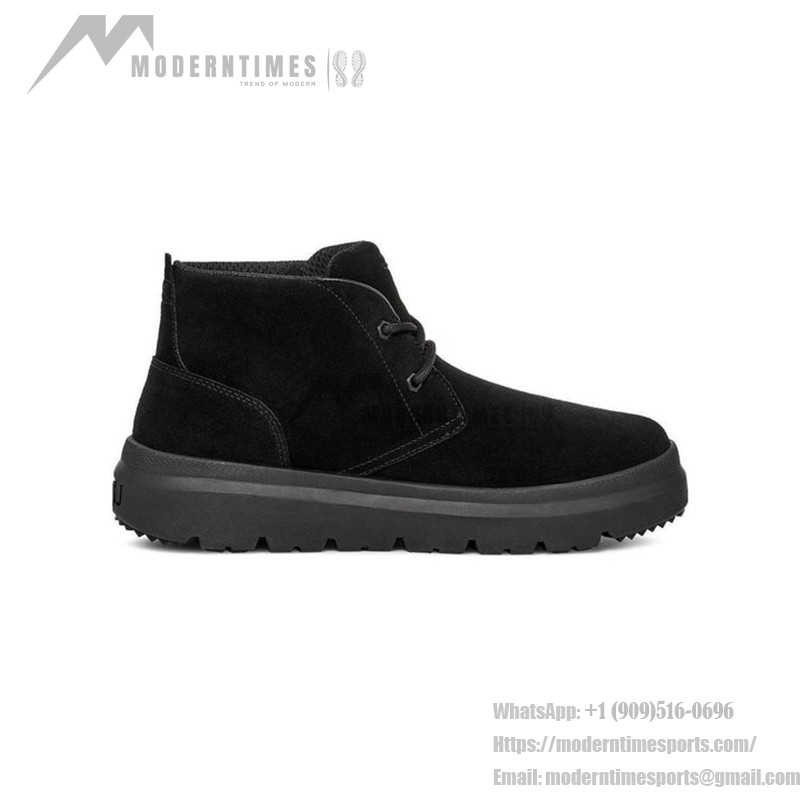 UGG バーレイ チャッカ トレーナー ブラック 1151773:スタイリッシュなスエードチャッカブーツ UGG バーレイ チャッカ トレーナー ブラック 1151773:軽量EVAソール付きのスタイリッシュなスエードチャッカブーツ