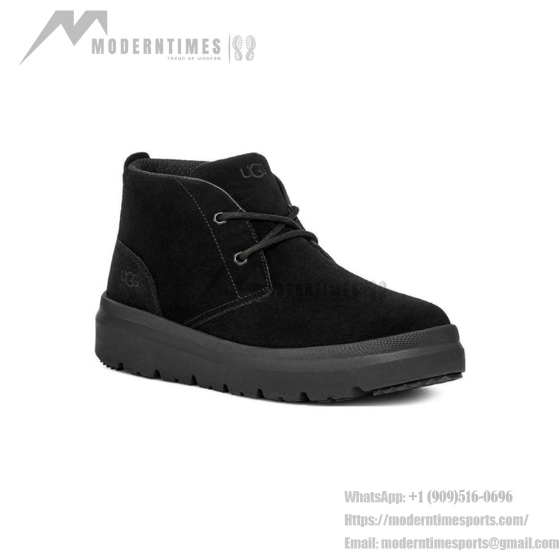 UGG バーレイ チャッカ トレーナー ブラック 1151773:スタイリッシュなスエードチャッカブーツ UGG バーレイ チャッカ トレーナー ブラック 1151773:軽量EVAソール付きのスタイリッシュなスエードチャッカブーツ