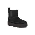 UGG Chelsea Platform Mini Black 1158051 - Stylish Suede Platform Boots UGG Chelsea Platform Mini Black 1158051 - Sleek Suede Boots with Bold Platform Sole
