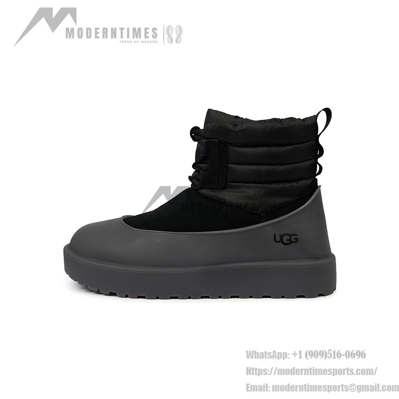 UGG Classic Mini Lace-Up Weather: Waterproof and Cozy for All Weather UGG Classic Mini Lace-Up Weather Boots with Waterproof Upper and Sheepskin Lining