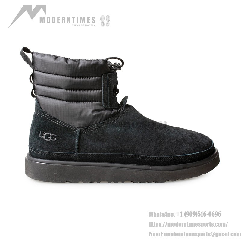 UGG Classic Mini Lace-Up Weather: Waterproof and Cozy for All Weather UGG Classic Mini Lace-Up Weather Boots with Waterproof Upper and Sheepskin Lining