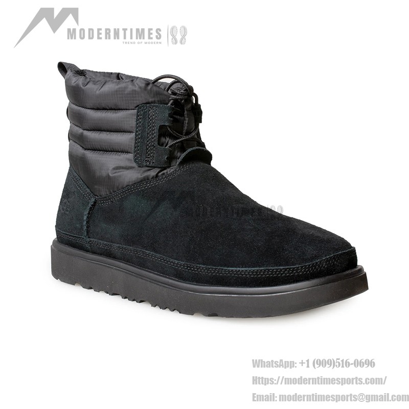 UGG Classic Mini Lace-Up Weather: Waterproof and Cozy for All Weather UGG Classic Mini Lace-Up Weather Boots with Waterproof Upper and Sheepskin Lining