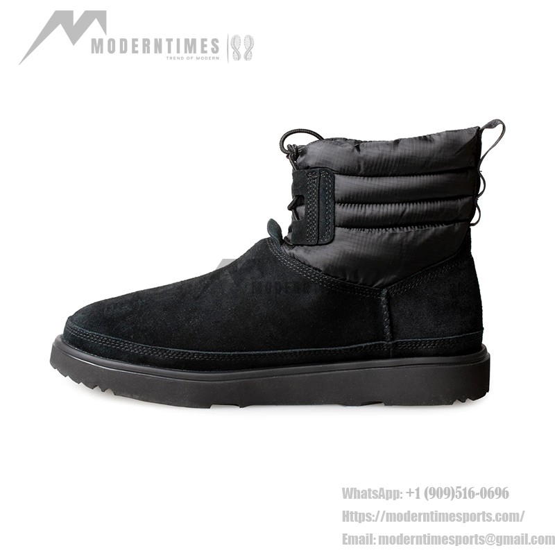 UGG Classic Mini Lace-Up Weather: Waterproof and Cozy for All Weather UGG Classic Mini Lace-Up Weather Boots with Waterproof Upper and Sheepskin Lining