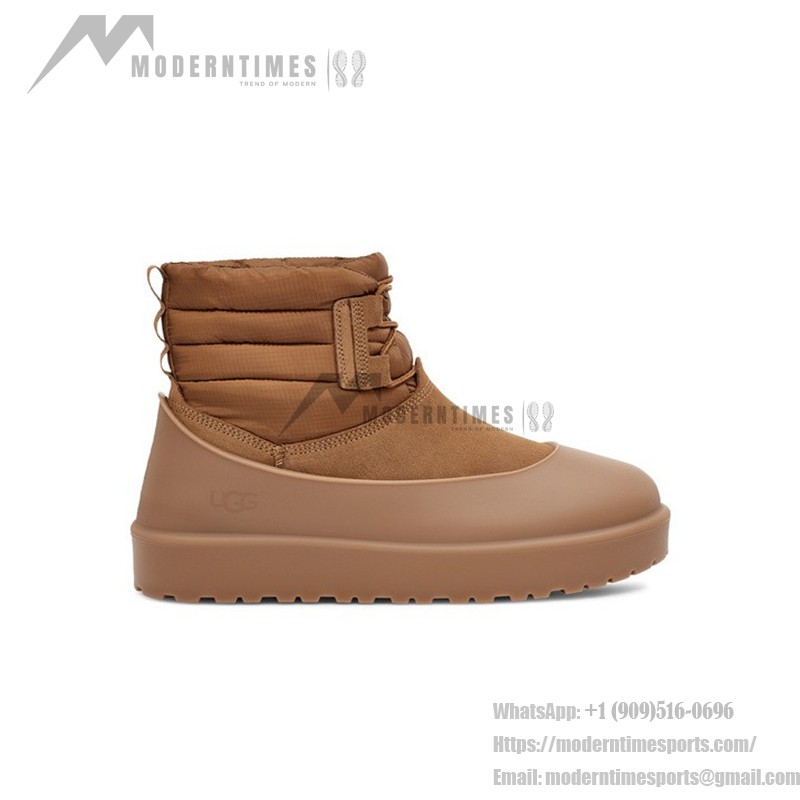 UGG Classic Mini Lace-Up Weather Boot Chestnut 1120849 - Stay Warm with Waterproof Sheepskin Boots UGG Classic Mini Lace-Up Weather Boot Chestnut 1120849 - Waterproof Sheepskin Boots