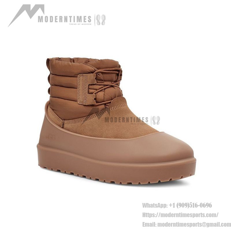 UGG Classic Mini Lace-Up Weather Boot Chestnut 1120849 - Stay Warm with Waterproof Sheepskin Boots UGG Classic Mini Lace-Up Weather Boot Chestnut 1120849 - Waterproof Sheepskin Boots
