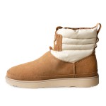 UGG Classic Mini Lace-Up Weather Boot Chestnut/Whitecap 1120849 - Stay Comfortable in All Weather UGG Classic Mini Lace-Up Weather Boot Chestnut/Whitecap 1120849 - Waterproof Sheepskin Boots for Cold Weather