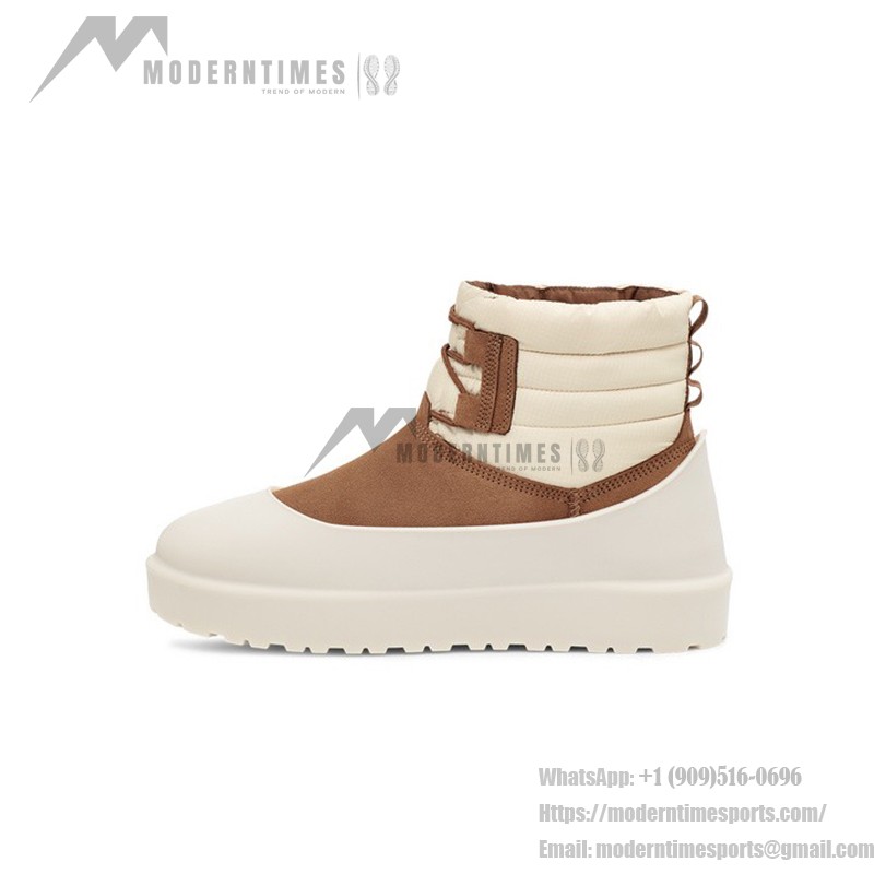 UGG Classic Mini Lace-Up Weather Boot Chestnut/Whitecap 1120849 - Stay Comfortable in All Weather UGG Classic Mini Lace-Up Weather Boot Chestnut/Whitecap 1120849 - Waterproof Sheepskin Boots for Cold Weather