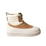 UGG Classic Mini Lace-Up Weather Boot Chestnut/Whitecap 1120849 - Stay Comfortable in All Weather UGG Classic Mini Lace-Up Weather Boot Chestnut/Whitecap 1120849 - Waterproof Sheepskin Boots for Cold Weather