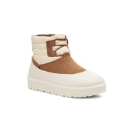 UGG Classic Mini Lace-Up Weather Boot Chestnut/Whitecap 1120849 - Waterproof Sheepskin Boots for All-Weather Comfort