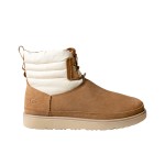 UGG Classic Mini Lace-Up Weather Boot Chestnut/Whitecap 1120849 - Stay Comfortable in All Weather UGG Classic Mini Lace-Up Weather Boot Chestnut/Whitecap 1120849 - Waterproof Sheepskin Boots for Cold Weather