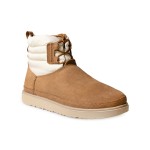 UGG Classic Mini Lace-Up Weather Boot Chestnut/Whitecap 1120849 - Stay Comfortable in All Weather UGG Classic Mini Lace-Up Weather Boot Chestnut/Whitecap 1120849 - Waterproof Sheepskin Boots for Cold Weather