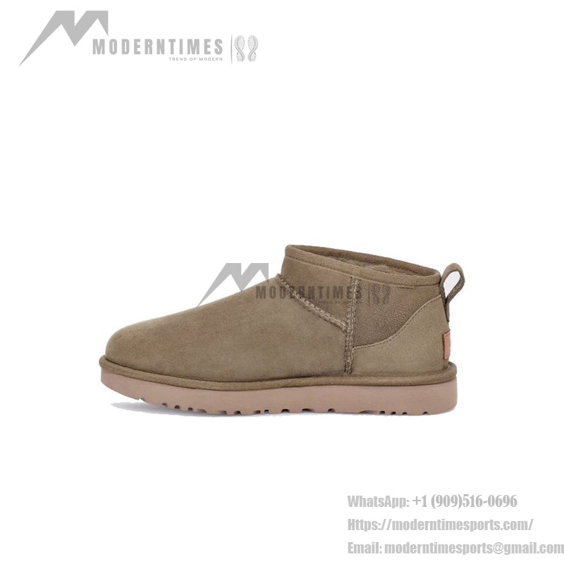 UGG Classic Ultra Mini Antelope: Lightweight and Stylish Boots UGG Classic Ultra Mini Antelope Boots with Sheepskin Lining