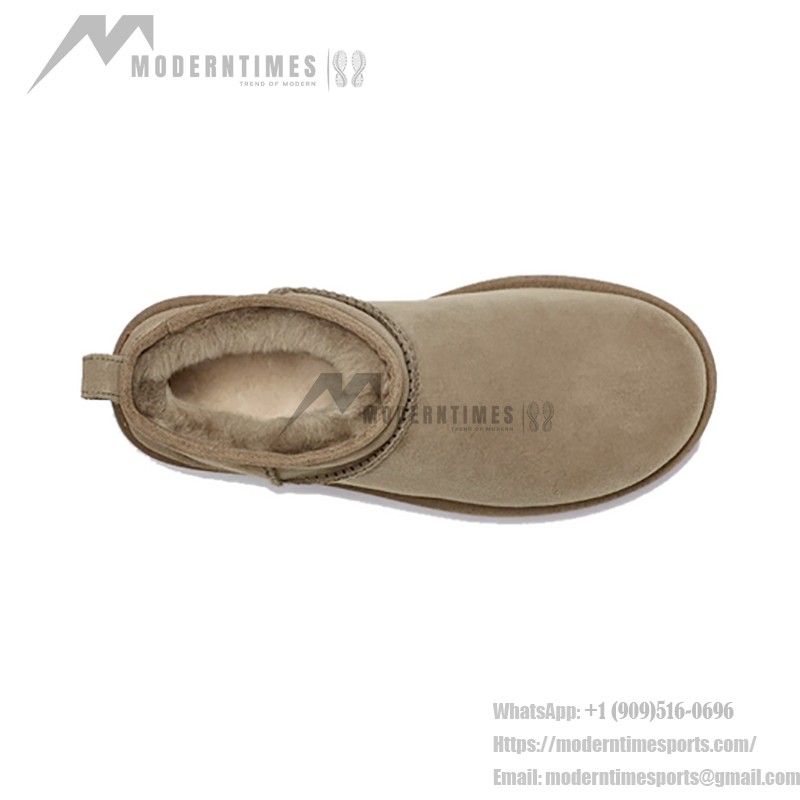 UGG Classic Ultra Mini Antelope: Lightweight and Stylish Boots UGG Classic Ultra Mini Antelope Boots with Sheepskin Lining
