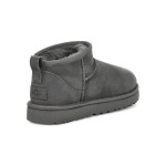 UGG クラシック ウルトラ ミニ グレー - カジュアルな使用に最適なふわふわシープスキンブーツ UGG クラシック ウルトラ ミニ グレー 1116109 ブーツ - シープスキンとウールの裏地