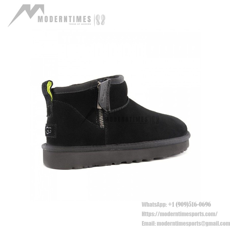 UGG Classic Ultra Mini Zip Boot Black 1143984 - Stylish and Warm Waterproof Winter Boots UGG Classic Ultra Mini Zip Boot Black 1143984 - Waterproof Winter Boots