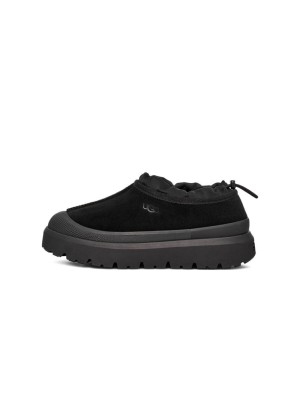 UGG メンズ タスマンウェザーハイブリッド ブラック 1144096: スタイリッシュで天候に強いスリッポンシューズ