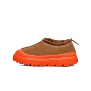 UGG メンズ タスマン ウェザー ハイブリッド チェスナット/オレンジ 1144096 - スタイリッシュで防水性のあるスエードシューズ、アウトドア向け