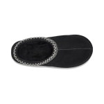 UGG タスマン スリッパ ブラック 20230916_012356_526:シープスキンライニング付きの快適なスエードスリッパ UGG タスマン スリッパ ブラック 20230916_012356_526、シープスキンライニングとタスマン刺繍付き