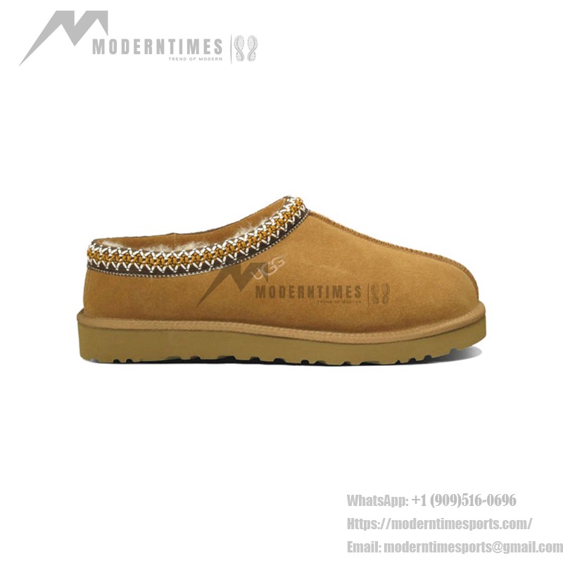 UGG レディース タスマン スリッパ チェスナット 5950-CHE UGG レディース タスマン スリッパ チェスナット 5950-CHE - シープスキンライニング付きスエードスリッパ
