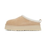 UGG レディース タズ スリッパ マスタードシード 1122553 UGG レディース タズ スリッパ マスタードシード 1122553 - シープスキンプラットフォームスリッパ