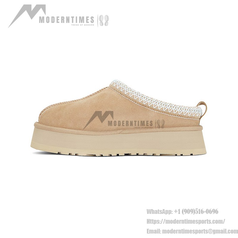 UGG レディース タズ スリッパ マスタードシード 1122553 UGG レディース タズ スリッパ マスタードシード 1122553 - シープスキンプラットフォームスリッパ