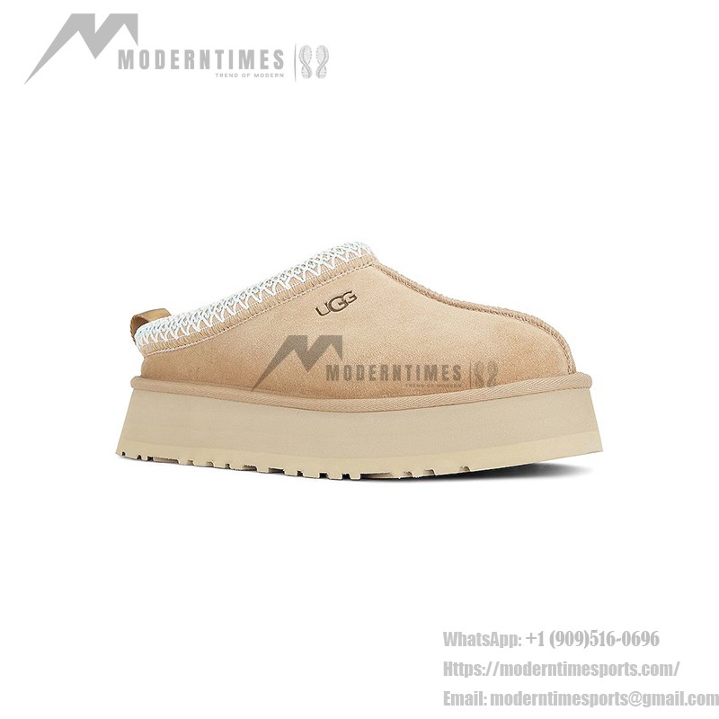 UGG レディース タズ スリッパ マスタードシード 1122553 UGG レディース タズ スリッパ マスタードシード 1122553 - シープスキンプラットフォームスリッパ