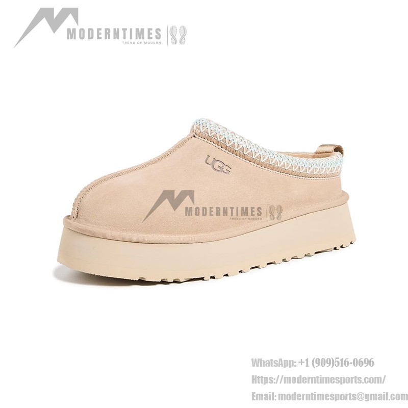 UGG レディース タズ スリッパ マスタードシード 1122553 UGG レディース タズ スリッパ マスタードシード 1122553 - シープスキンプラットフォームスリッパ