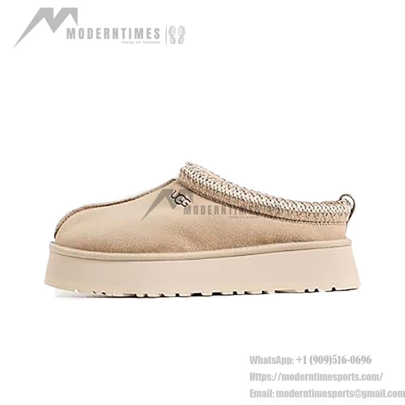 UGG レディース タズ スリッパ マスタードシード 1122553 UGG レディース タズ スリッパ マスタードシード 1122553 - シープスキンプラットフォームスリッパ