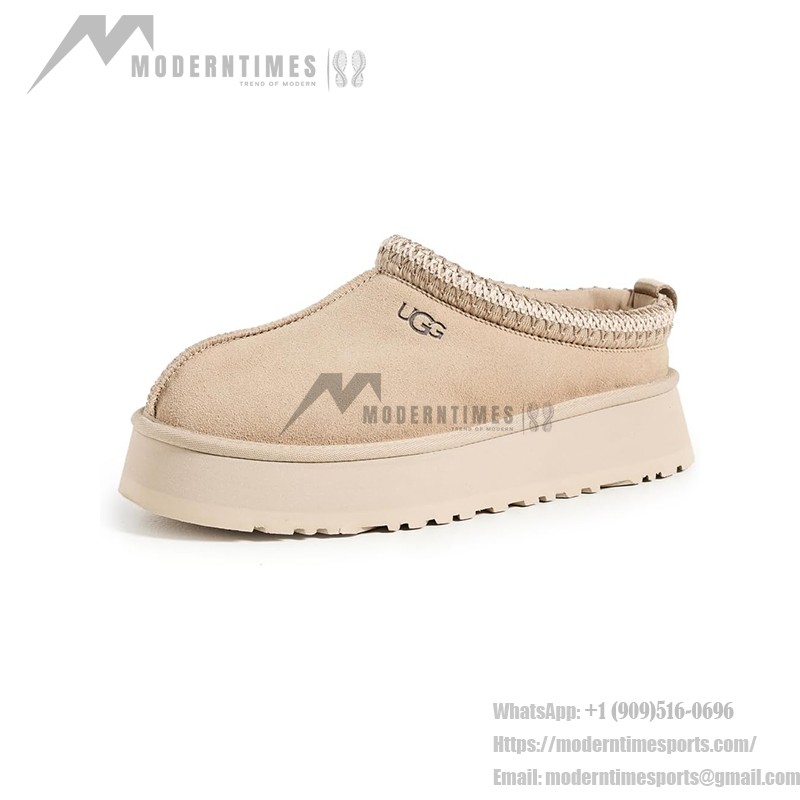 UGG レディース タズ スリッパ マスタードシード 1122553 UGG レディース タズ スリッパ マスタードシード 1122553 - シープスキンプラットフォームスリッパ