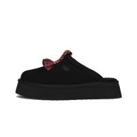UGG タズル ブラック 女性用プラットフォームスライドスリッパ 1152677 - 快適でおしゃれな室内履き