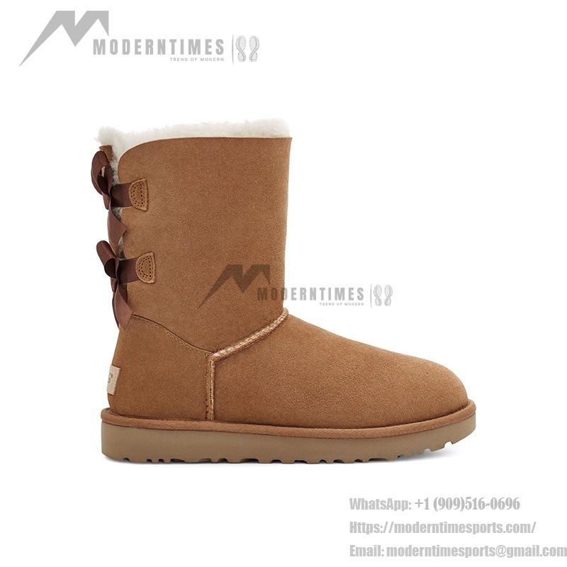 スタイリッシュな UGG ベイリー ボウ II ブーツ(チェスナット) UGG レディース ベイリー ボウ II ブーツ チェスナット 1016225
